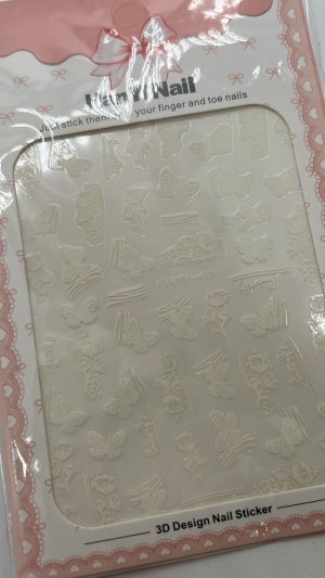 מדבקות לציפורניים דגם וורוד - 441