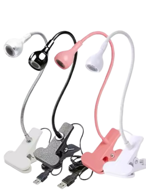 מנורת לד קליפס USB - לייבוש ג׳ל וטיפסים