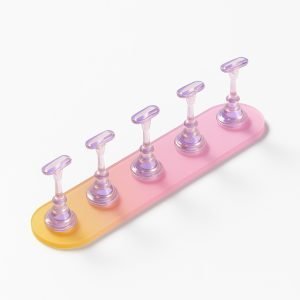 טיפסים לצילום ציפורנים עם מגנט - ורוד