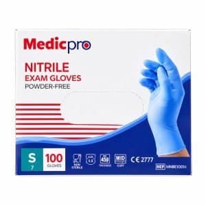 כפפות כחולות Medicpro מידה S