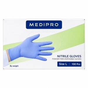 כפפות כחולות מידה L עבות במיוחד MEDIPRO